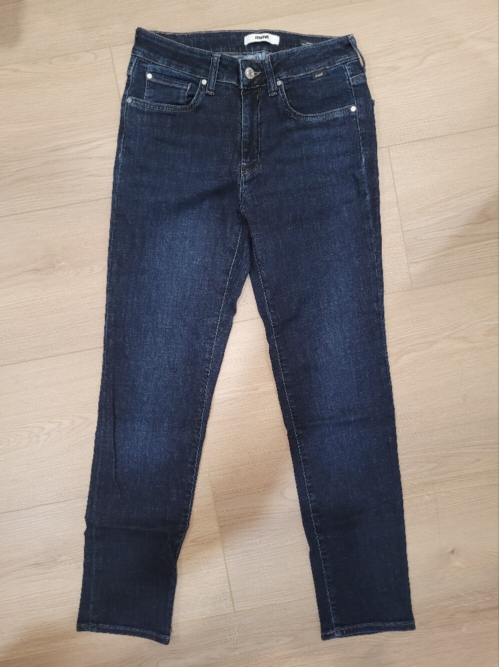 Dark Blue Denim MAVI Jeans "KATHLEEN" Boyfriend - Picture 2 of 11